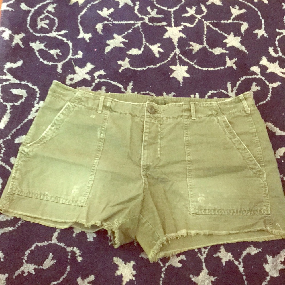 Cute short short olive cloth shorts